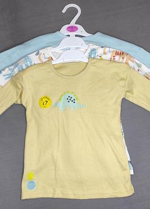 Набор лонгсливов 18-24 месяцев