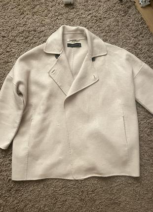 Шерстяний піджак накидка , zara