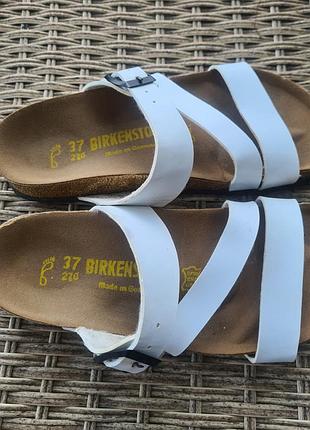 Birkenstock шльопкі білі 37 розмір