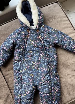 Зимовий комбінезон на дівчинку 12-18м.