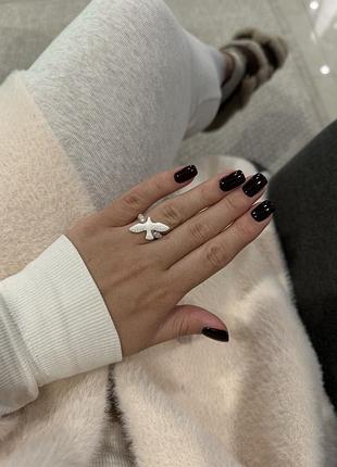 Каблучки з горличками з перлин та іншого натурального каміння