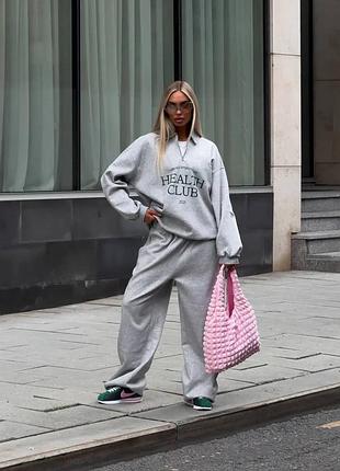 Oversize костюм свободного кроя турецкая трехнить петля