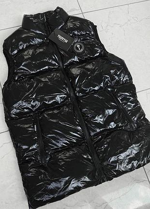 Чоловіча жилетка trapstar black glossy