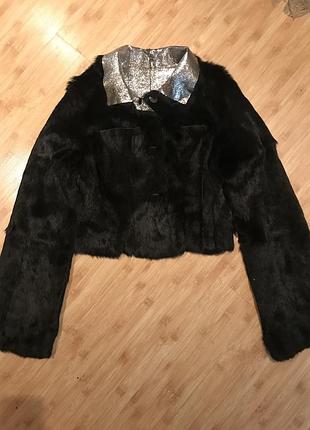 Куртка шуба на дві сторони кролік