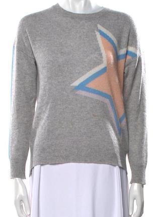 Відмінний  светр джемпер з принтом зірка