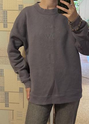 Світшот у темно-бузковому кольорі