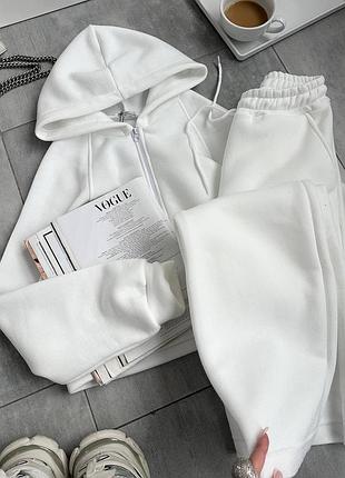 Костюм теплий: кофта + палаццо