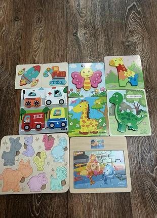 Деревянные пазлы