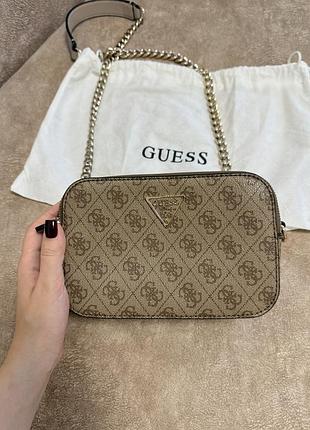 Бежева сумка guess оригінал