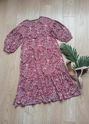 Свободное платье в принт