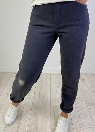 Женские утеплённые вельветовые брюки.жiночи брюки вельветовi