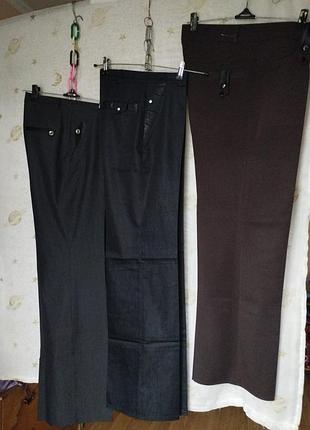 Брюки длинные с прямыми штанинами