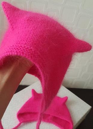 Kitty hat, шапка с ушками