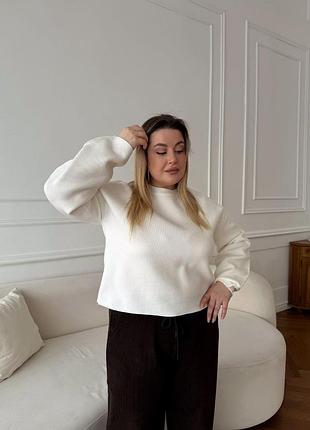 Кашемировый свитер оверсайз