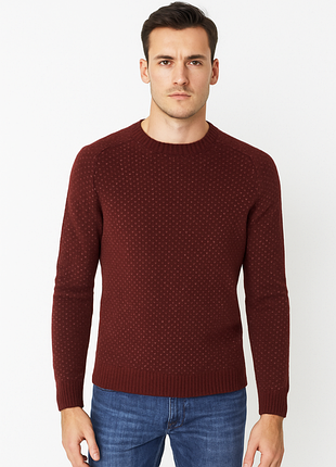 Бордовый шерстяной мирер размер s