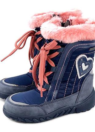 Зимние термо сапоги девочке86ter р27 детские непромокаемые сапожки