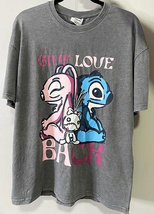 Жіноча футболка з принтом ліло і стіч