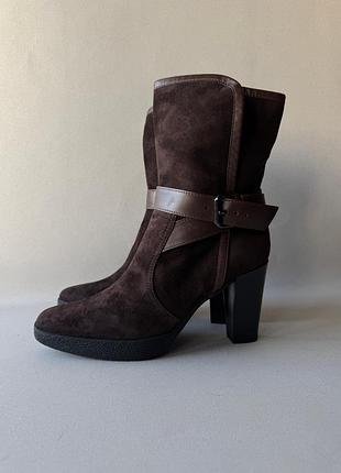 Tod's кожаные ботинки, ботильоны