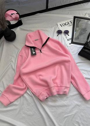 Худі жіночий теплий фліс оверсайз