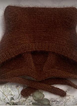 Тепла шапочка з вушками