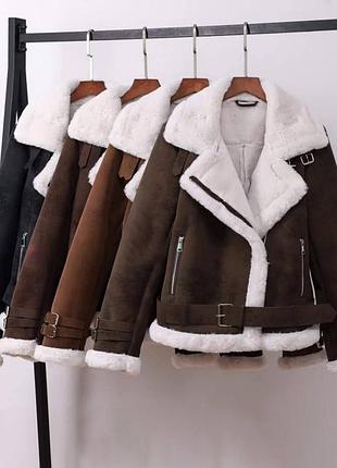 Женская дубленка с мехом, дубленка дублёнка куртка зима