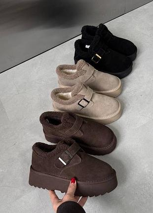 Черевики утеплені натуральна замша