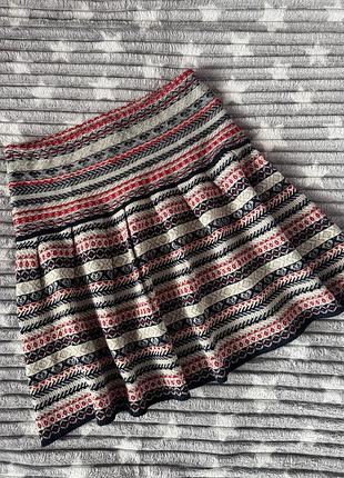 Жіноча спідниця zara trafaluc тепла трикотажна