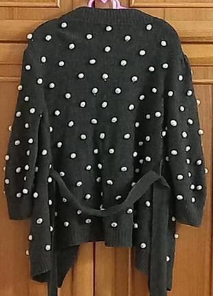 Шерстяной английский кардиган вовняна кофта