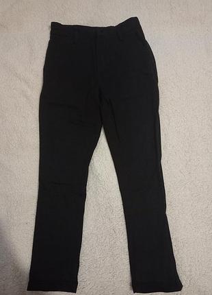 Черные брюки-чиносы next, 5р., рост 110см, состав-98-хлопок, 2-эластан, на худи мальчика.