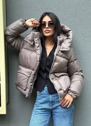 Стильный женский пуховик размер s