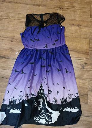 Карнавальна сукня на хелловін кажани