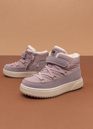 Зимові черевики для дівчинки рожевий 27-32 детские ботинки для девочки зимние jong golf 3121250