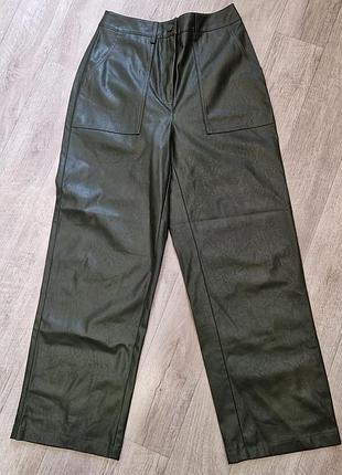 Брюки кожзам на утеплении
