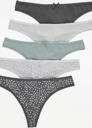 Трусики-стринги george женские xl (упаковка 5 шт)