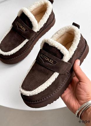 Угги-лоферы женские