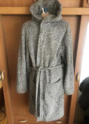 Дуже теплий халат, як шуба, м'ягесенький, р. s-m. primark.
