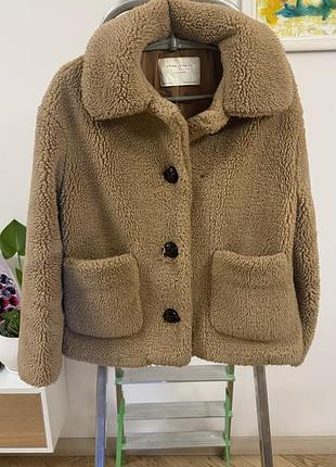 Коротка шуба тедді zara xs