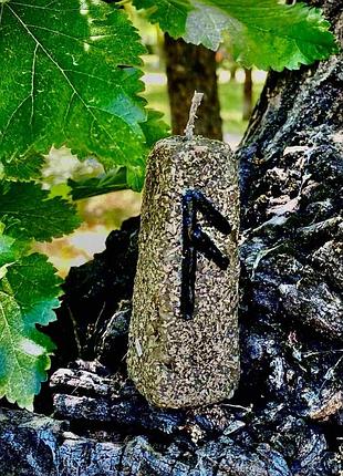 🕯️ свеча  вдохновения и мудрости! 🔥  с  руной  «ансуз» !