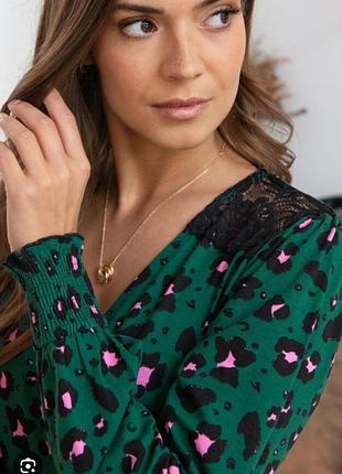 Блуза из вискозы рукав резинка тепла