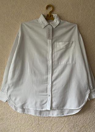 Жіноча лляна сорочка оверсайз, лляна сорочка вільного крою, блузка, блуза льон