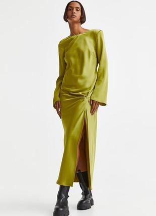 Сатинова ошатна  сукня hm