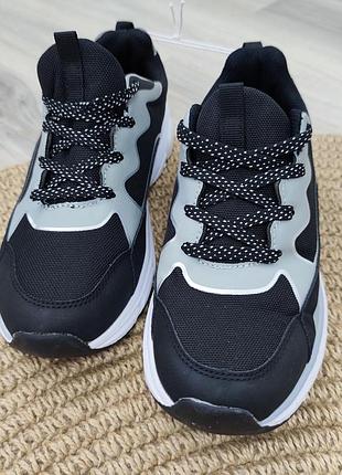 Кроссовки для мальчика lily&amp;dan на шнурках, нитенькина, aldi размер 35