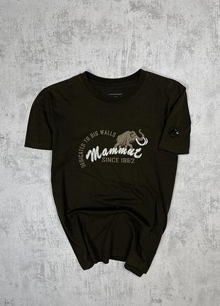 Футболка mammut vintage dark olive. легендарний дизайн та комфорт