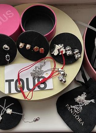 Tous mini кулон з ведмедем