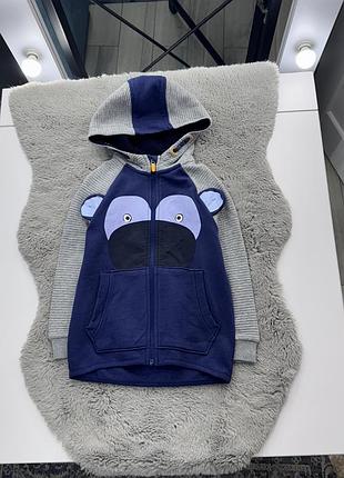 Худі кофта на замку зіпка для хлопчика 4-5 роки
