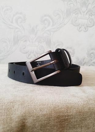 Кожа ремень черный
