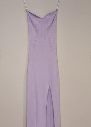 Платье платье в рубчик