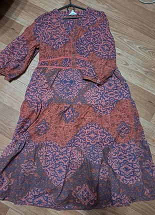 Платье в стиле бохо 54-56 размер