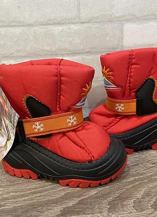 Дитячі зимові чобітки на овчині польського виробника demar розмір 24-24
