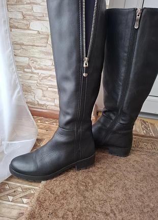 Шкіряні сапожки чоботи